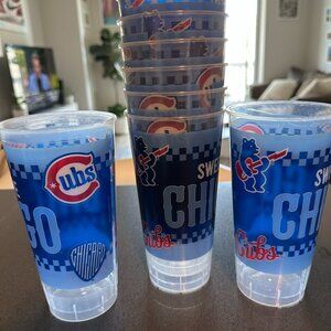 Set of 9 Chicago Cubs - MLB - Wrigley Field Souvenir Cups